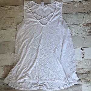 Old Navy white Criss Cross Top